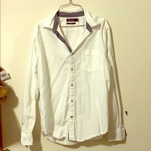 White Náutica Long-sleeve button up